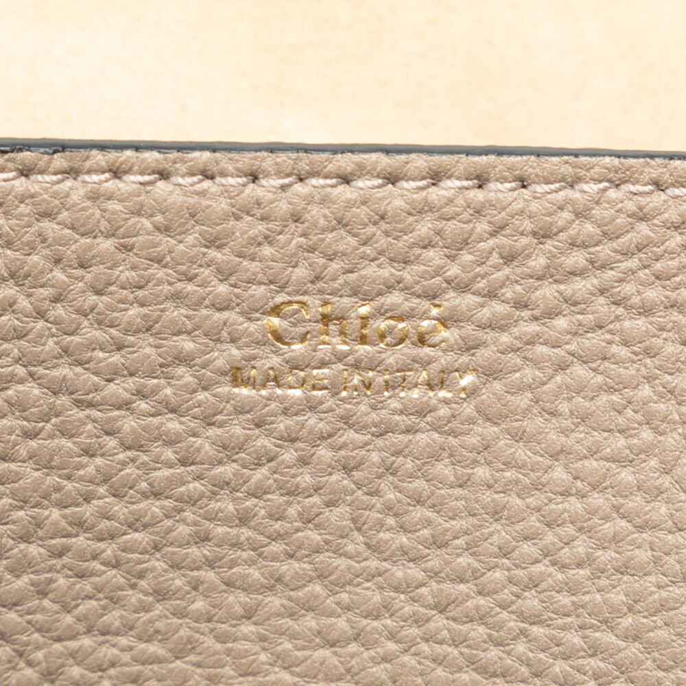 Chloe Drew chain Shoulder Bag beige gold leather - Picture 7 of 8
